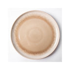Iris Taupe - 18 Piece Dinner Service - Reactive Stoneware - Taupe