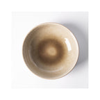 Iris Taupe - 18 Piece Dinner Service - Reactive Stoneware - Taupe