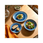 Rivage Azur - Service De Table 18 Pièces - Porcelaine - Bleu