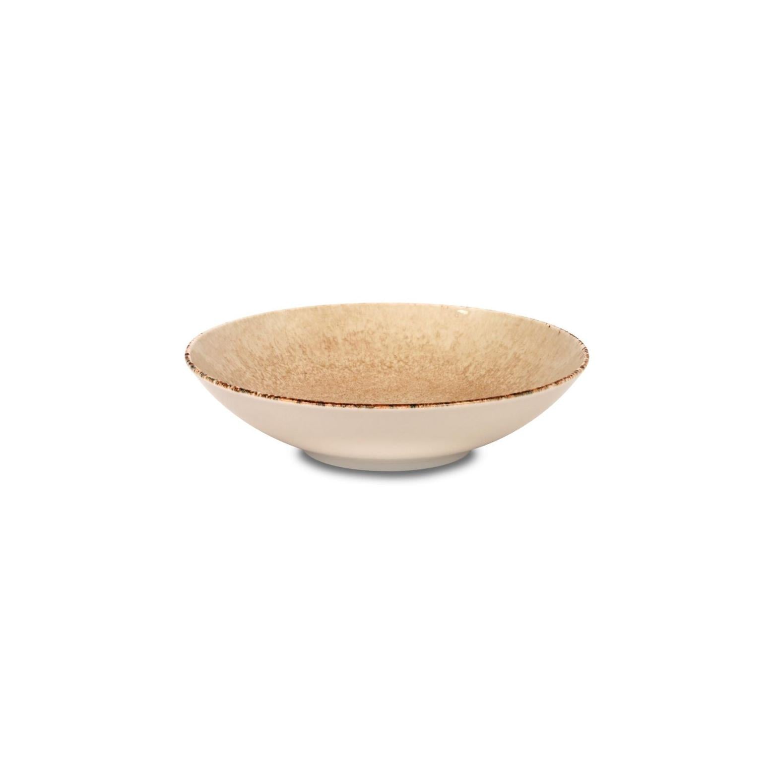 Rivage Sable - 18 Piece Dinner Service - Porcelain - Yellow