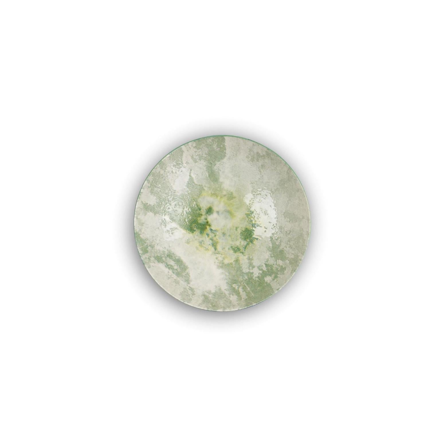 Aube De Menthe - Servicio de mesa de 18 piezas - Porcelana - Verde