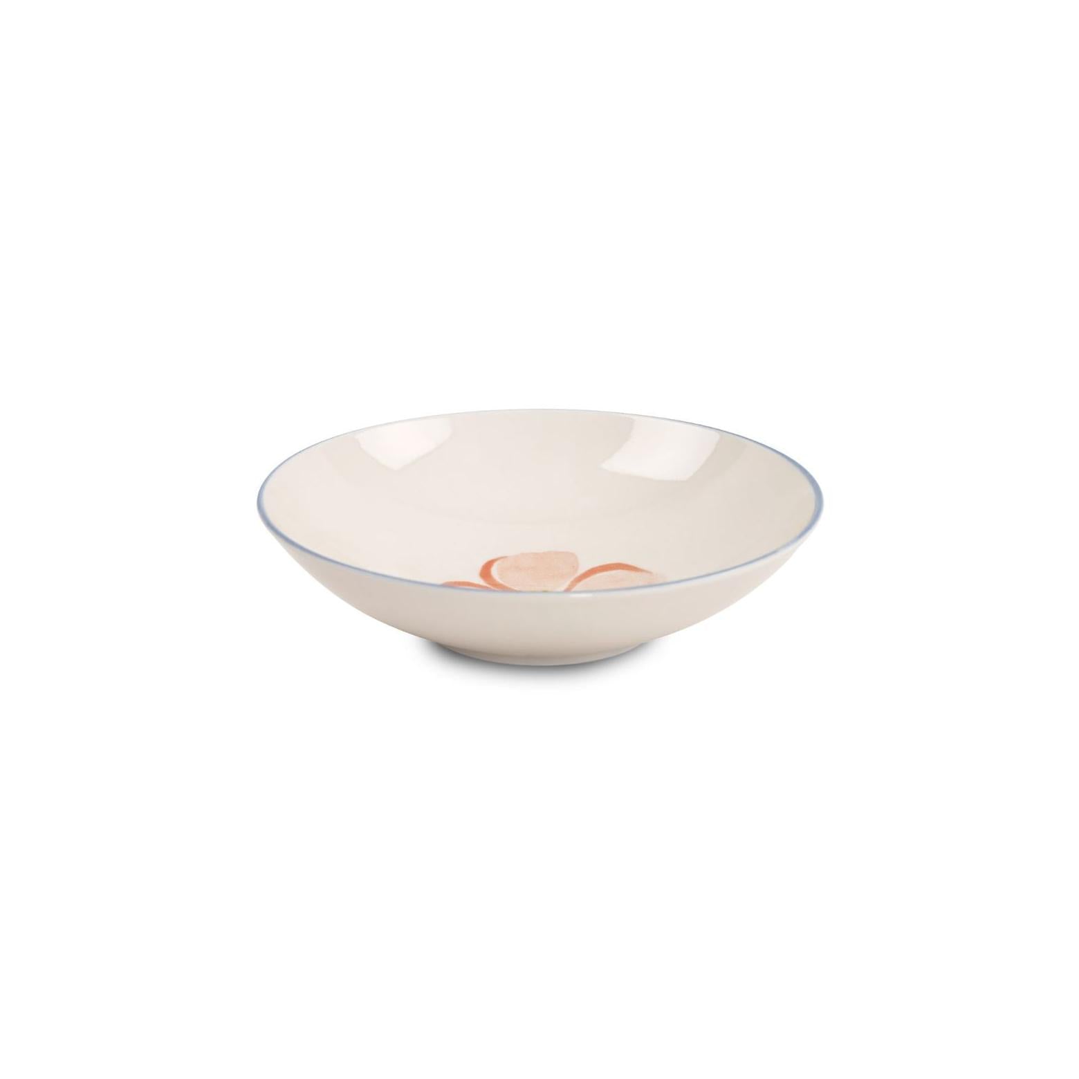 Aube De Pivoine - Service De Table 18 Pièces - Porcelaine - Rose / Vert