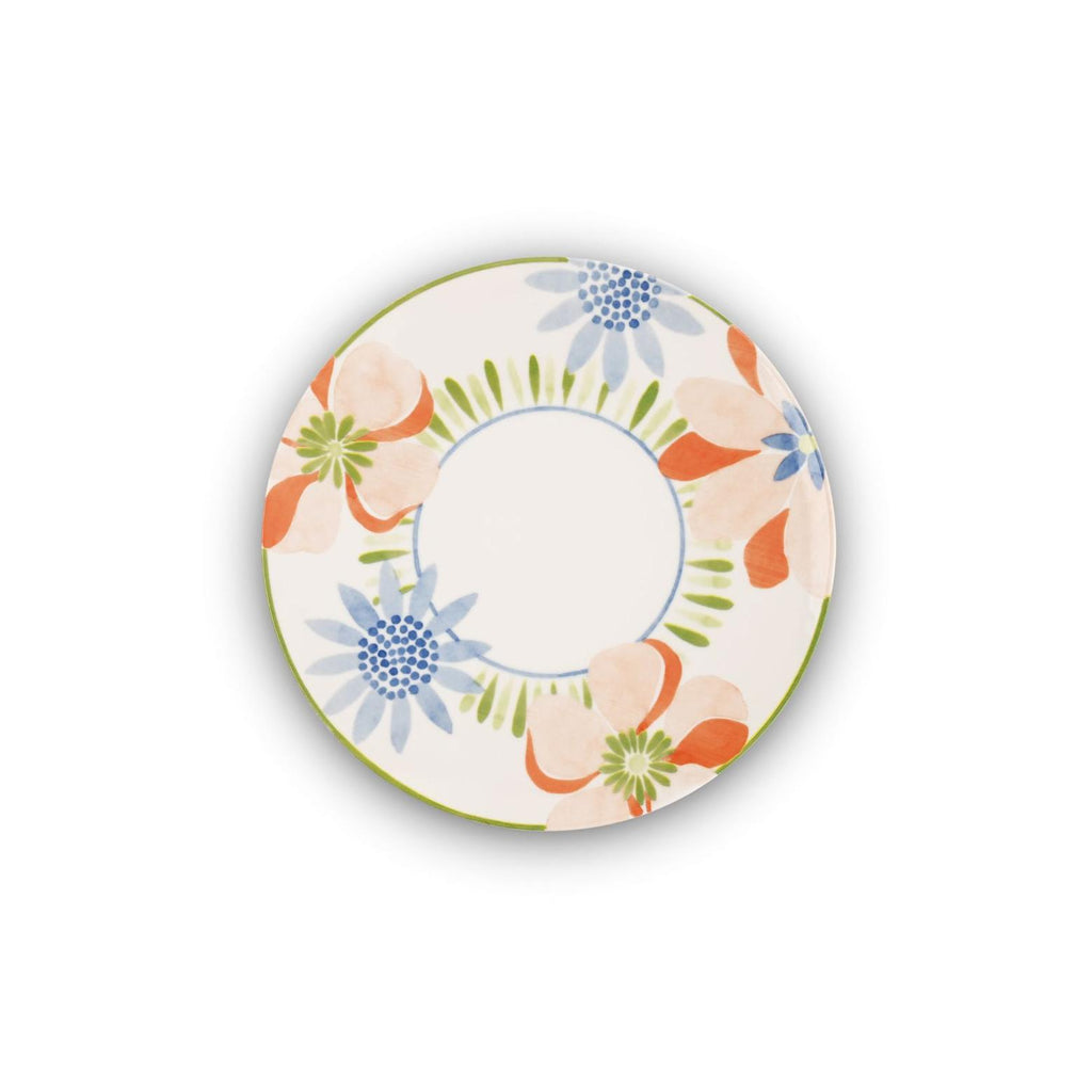 Aube De Pivoine - Service De Table 18 Pièces - Porcelaine - Rose / Vert