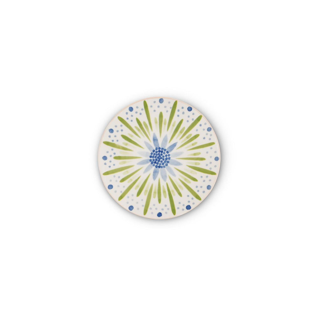 Aube De Pivoine - Service De Table 18 Pièces - Porcelaine - Rose / Vert