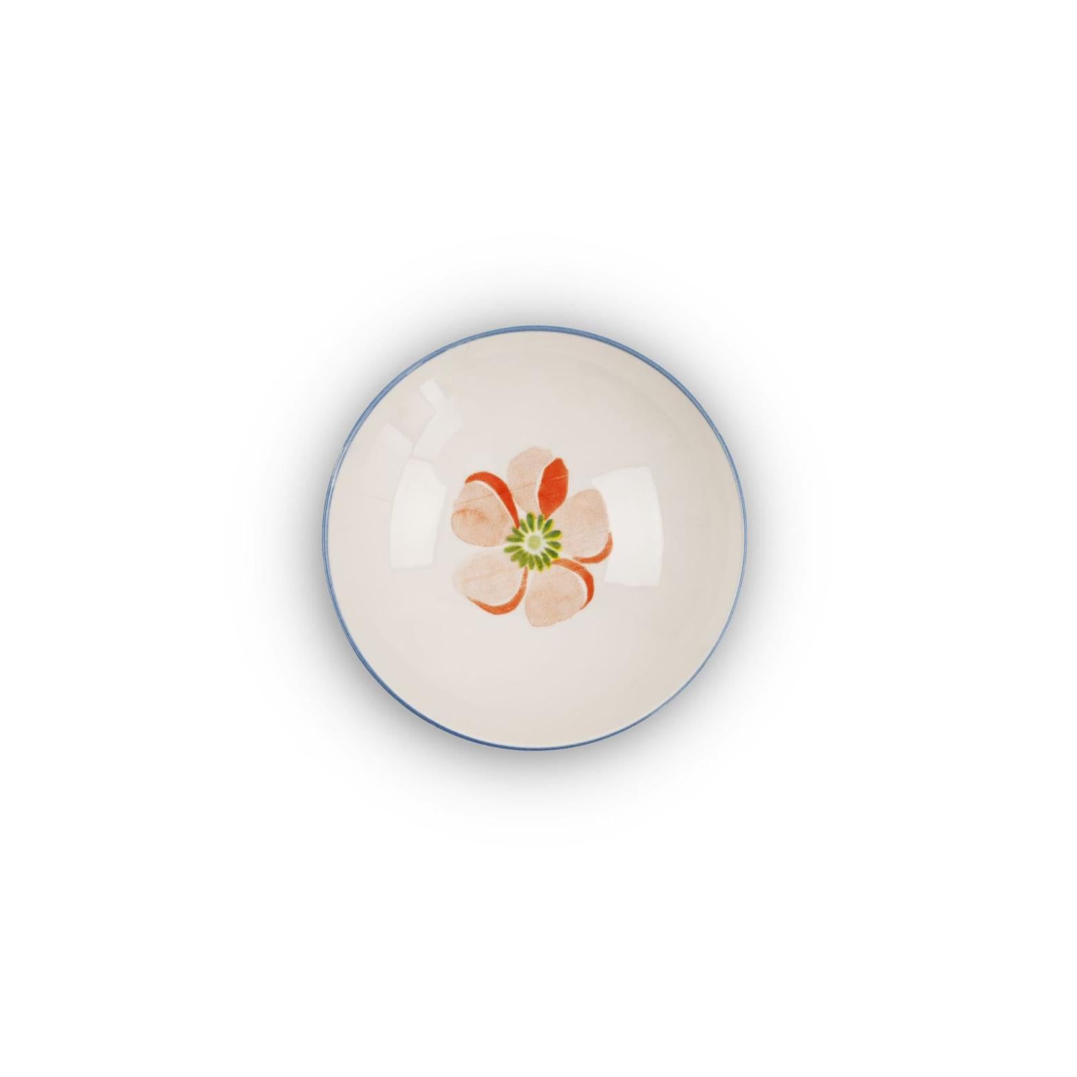 Aube De Pivoine - Service De Table 18 Pièces - Porcelaine - Rose / Vert