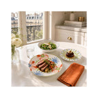 Aube De Pivoine - Service De Table 18 Pièces - Porcelaine - Rose / Vert