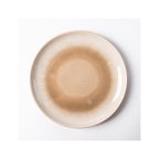 Iris Taupe - Service De Table 12 Pièces - Grès Réactif - Taupe