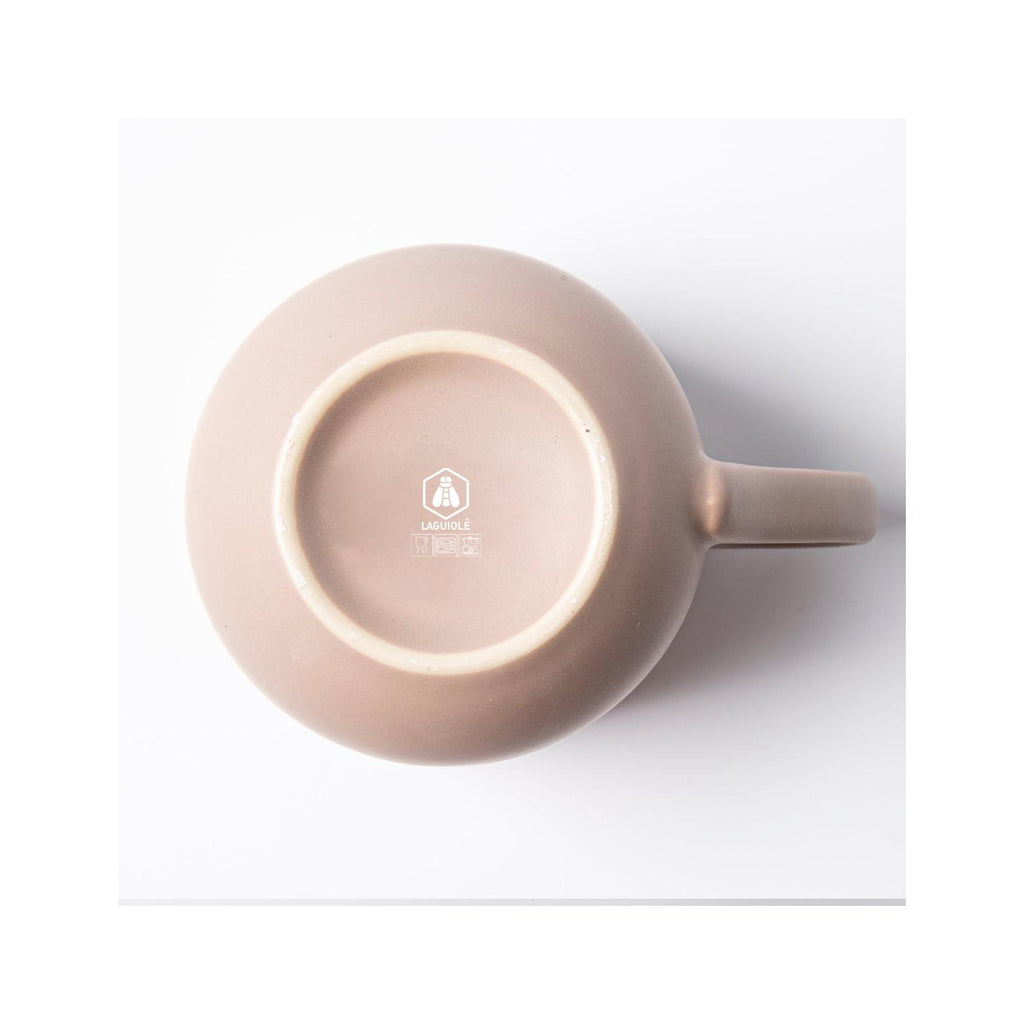 Iris Taupe - Lot De 2 Mugs - Grès Réactif - Taupe