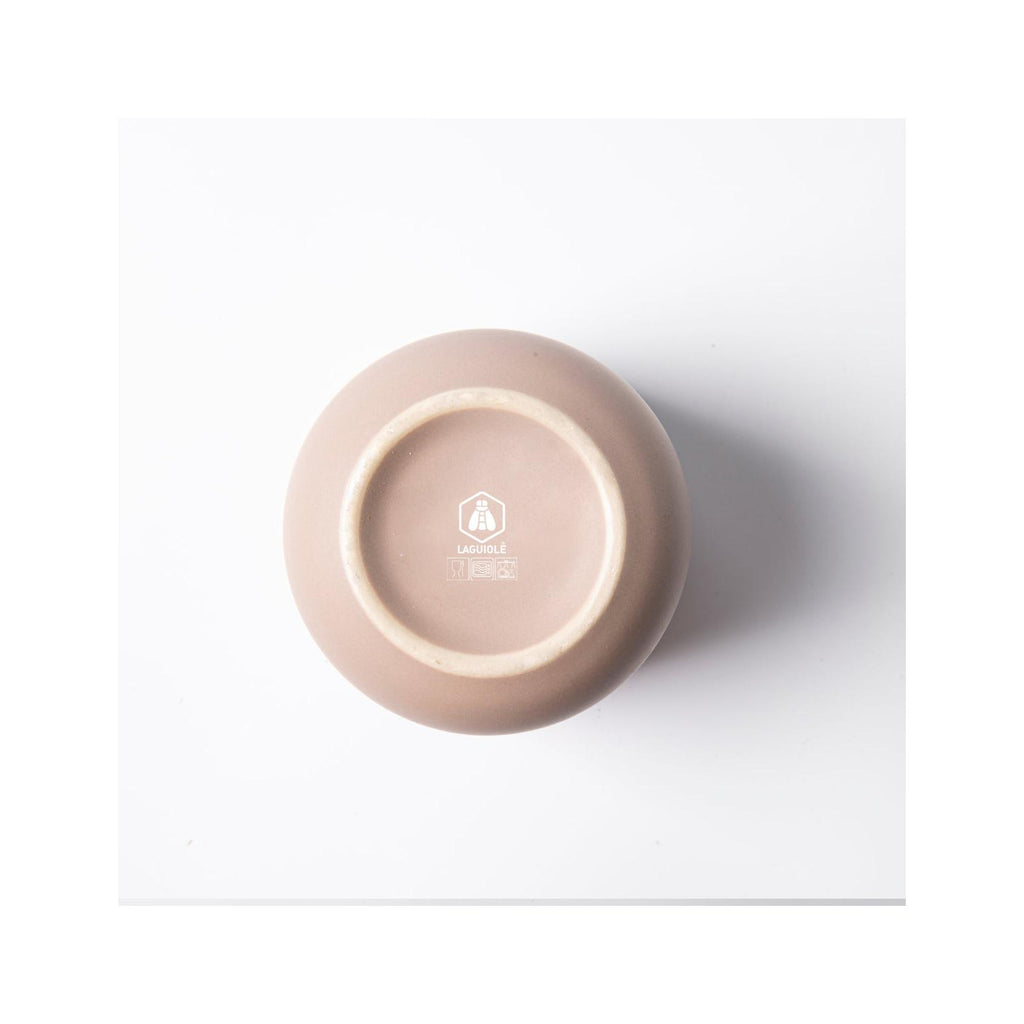 Iris Taupe - Lot De 4 Tasses - Grès Réactif - Taupe