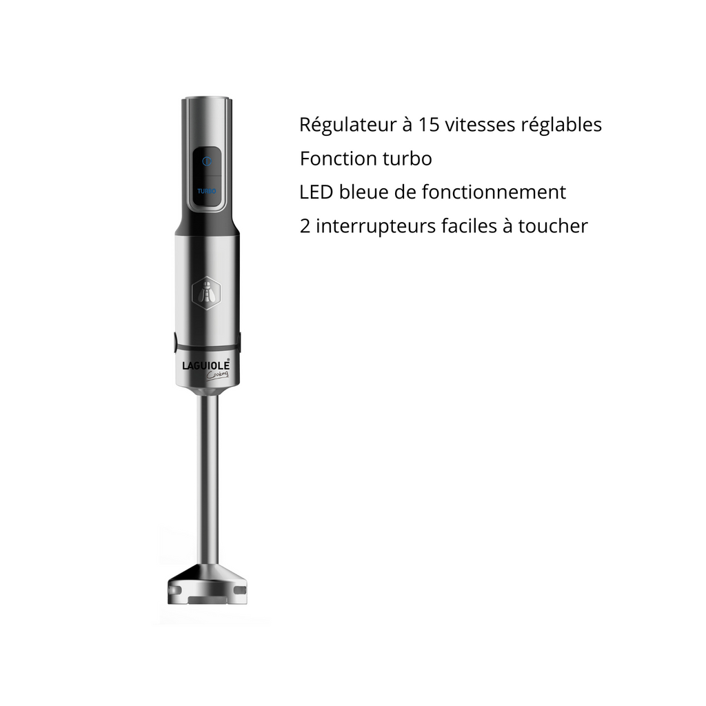 Hand Blender 1200 W 10 Pieces - Stainless Steel / Black