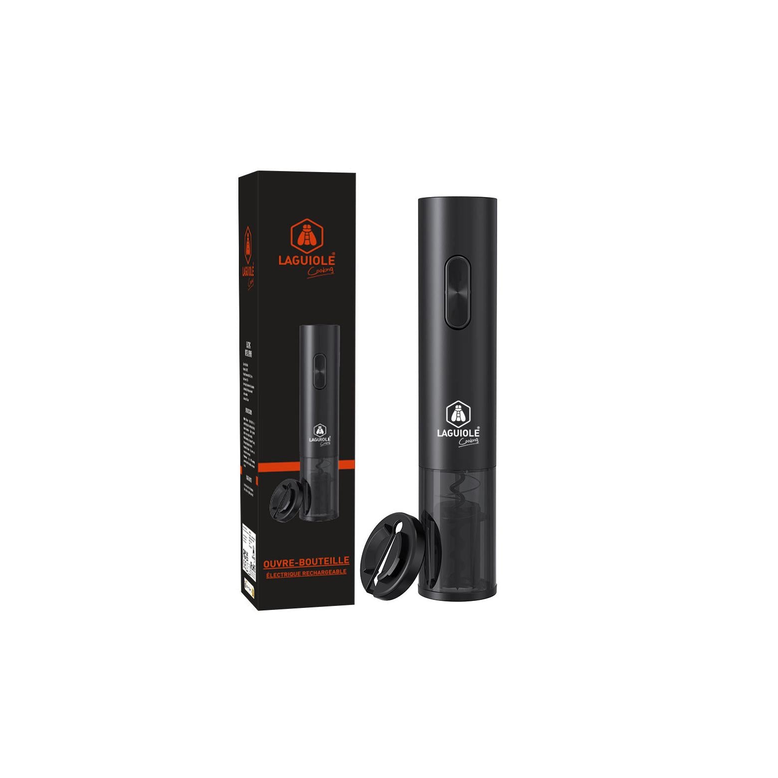 Ouvre-Bouteille Électrique - Noir Mat