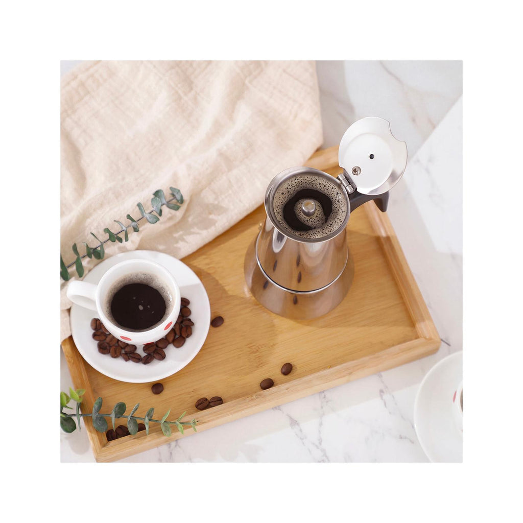 Cafetière Italienne - Inox - Argent