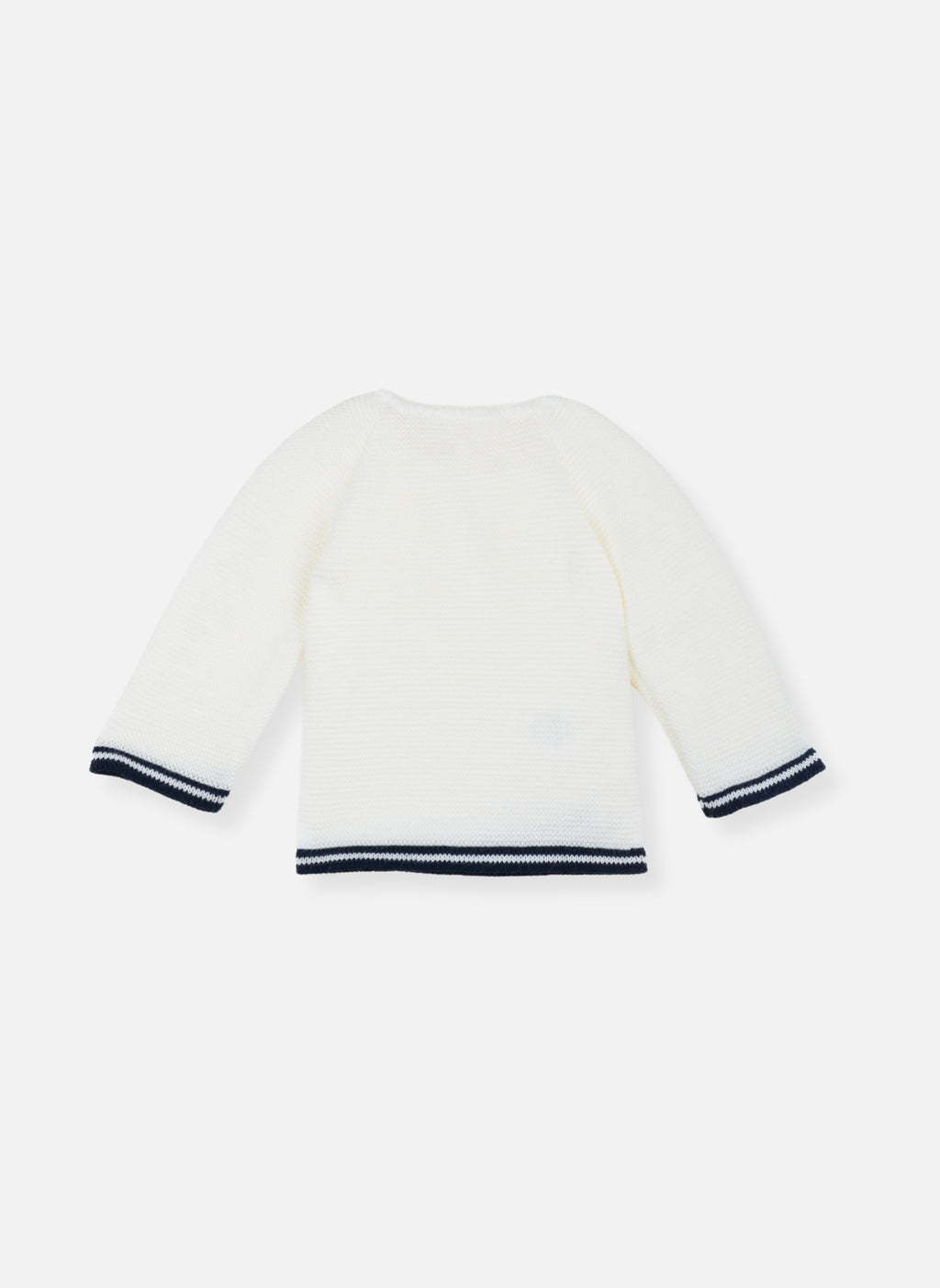 Brassières Bébé Liseré - Rayé Ecru/Marine