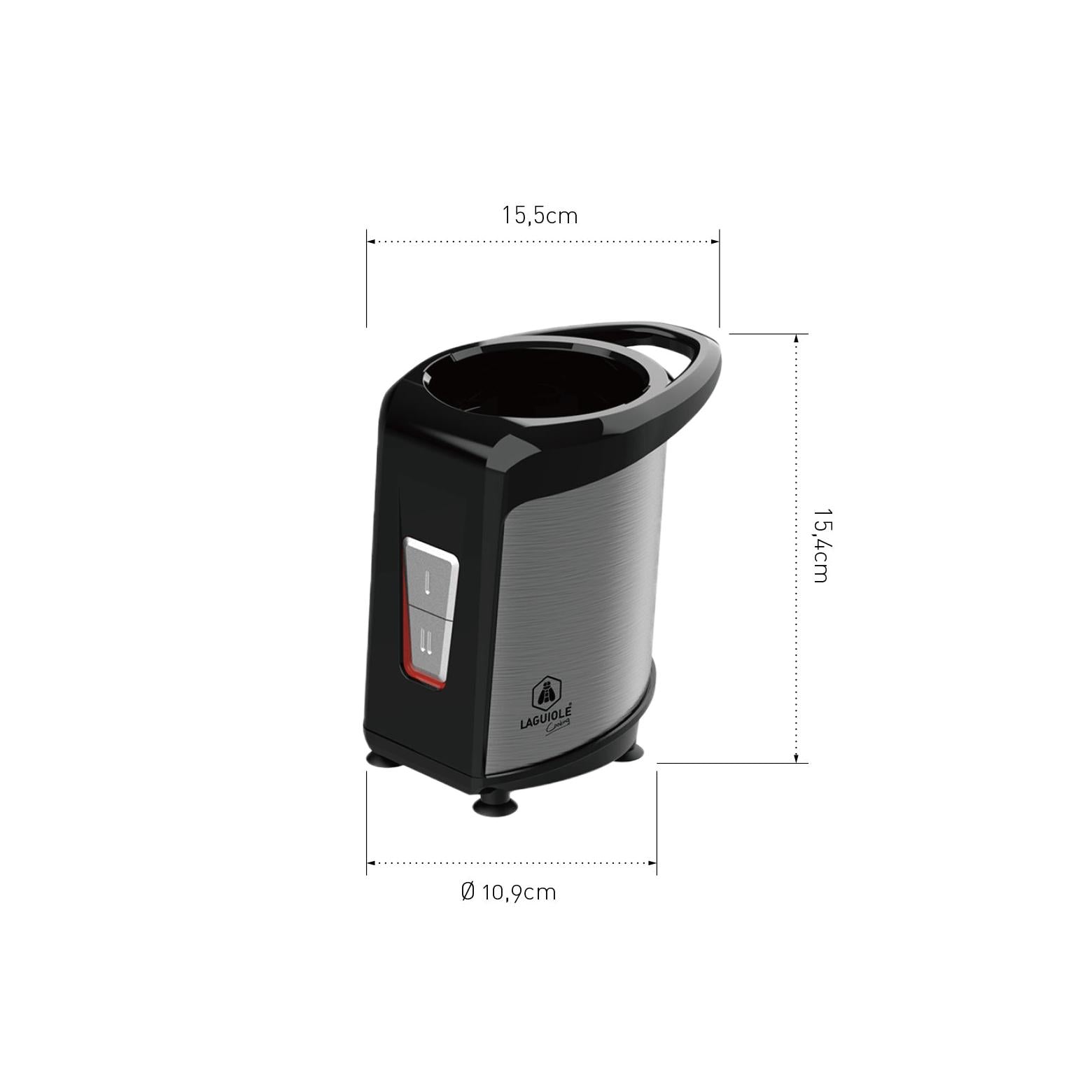 Mini Blender À Smoothies 350 W 6 Pièces - Noir / Orange