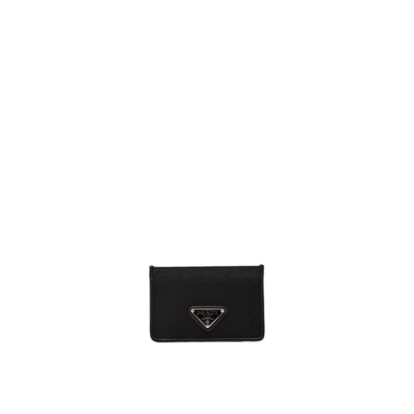 Prada - Nylon And Leather Card Holder - Women - Black