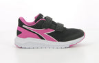 Diadora - Running - Falcon 3 Jr V - Negro/Rosa Yarrow - Niño