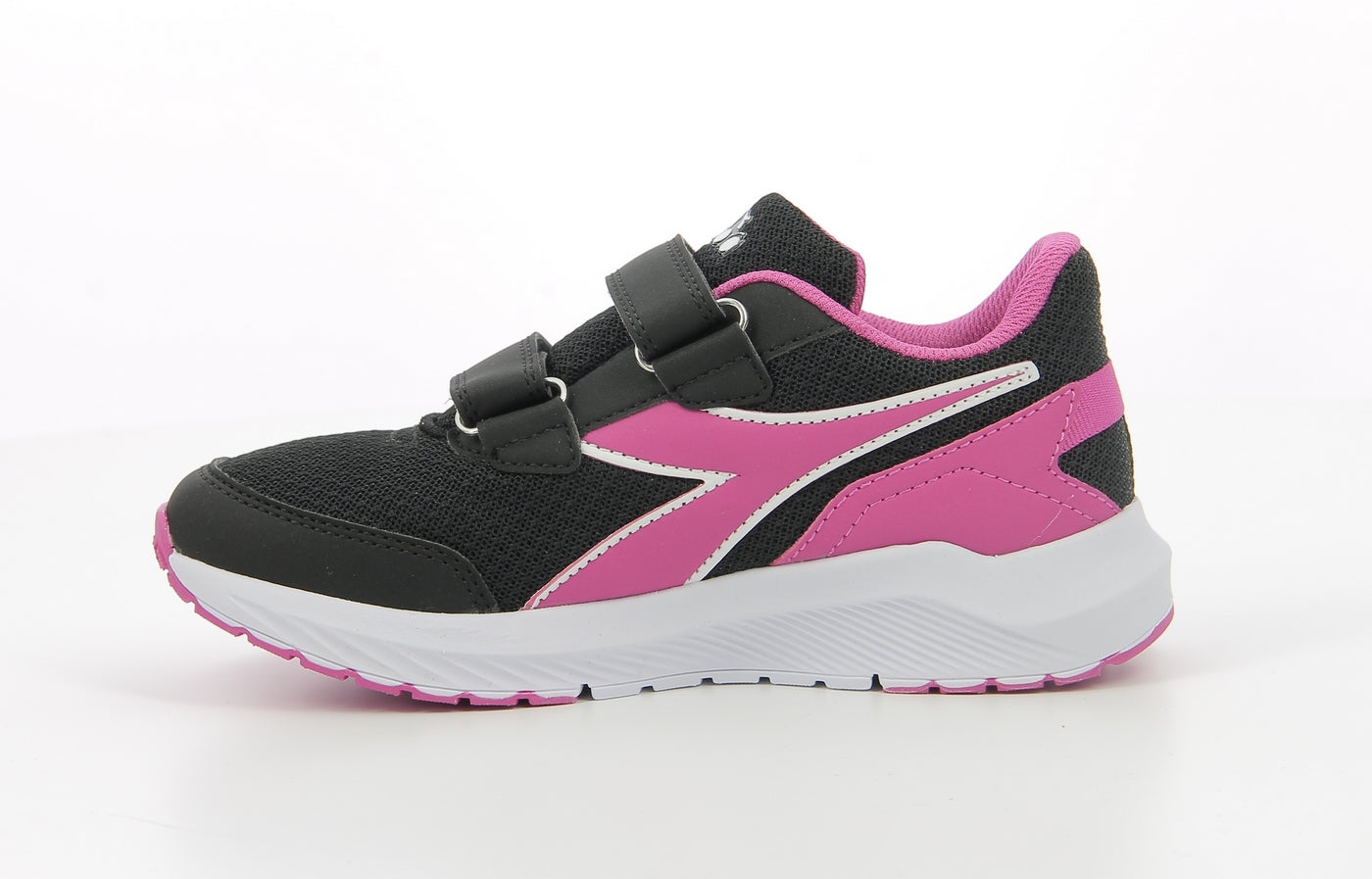 Diadora - Running - Falcon 3 Jr V - Negro/Rosa Yarrow - Niño
