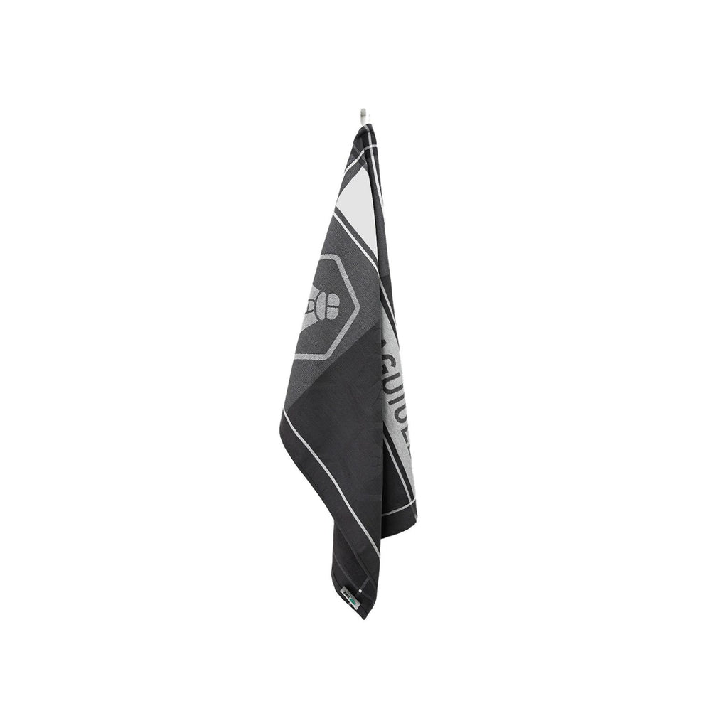 Miel - Lot De 3 Torchons Jacquard - Coton - Noir