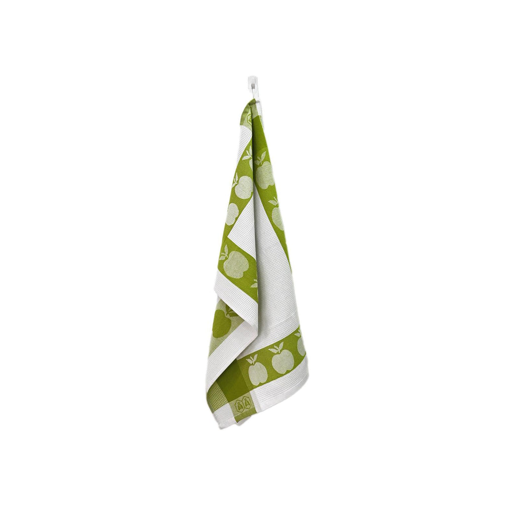 Carré - Lot De 3 Torchons Nid D'Abeille - Coton - Vert