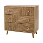 Eden - Commode 3 Tiroirs - Lamellées
