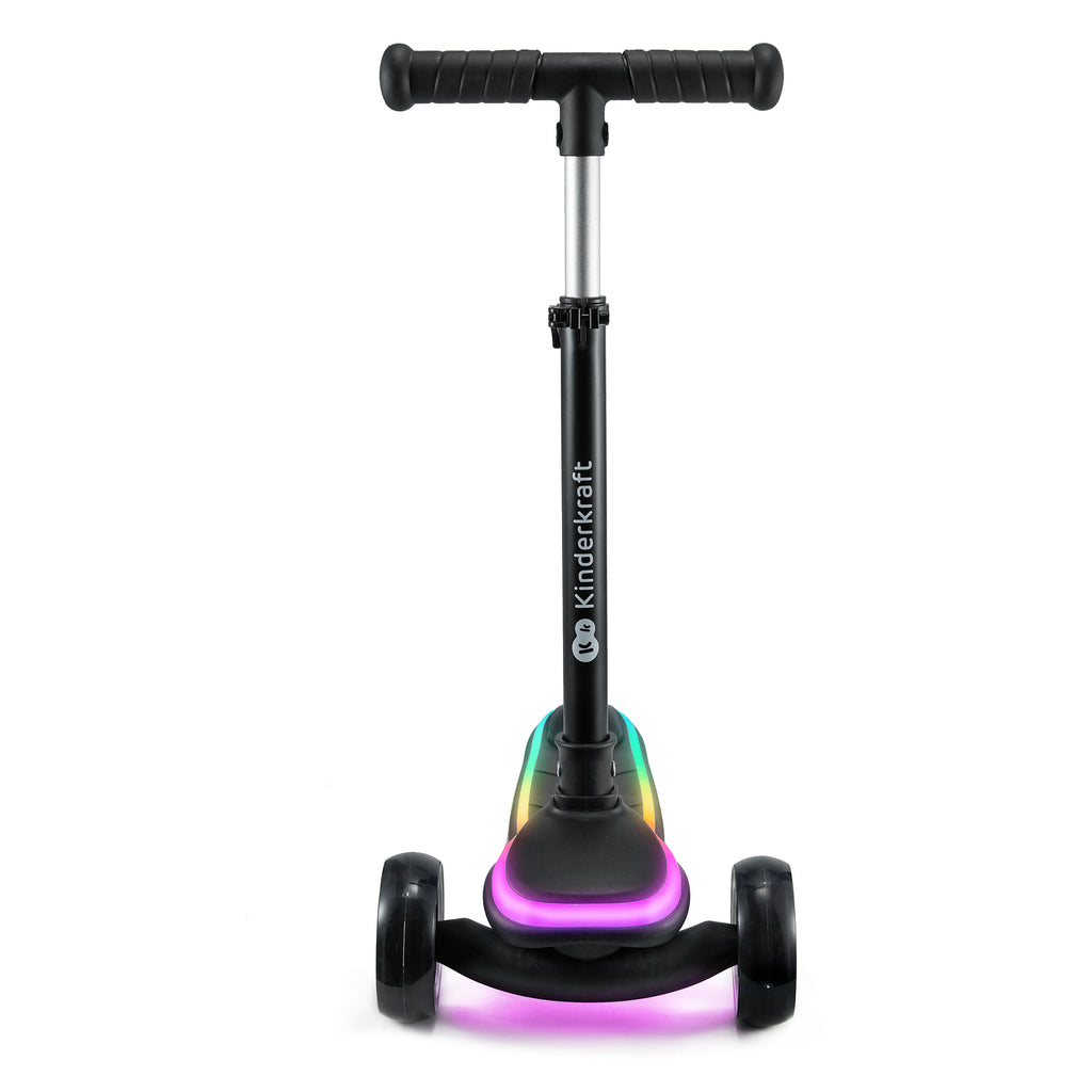 Raket Three-Wheel LED Scooter Black