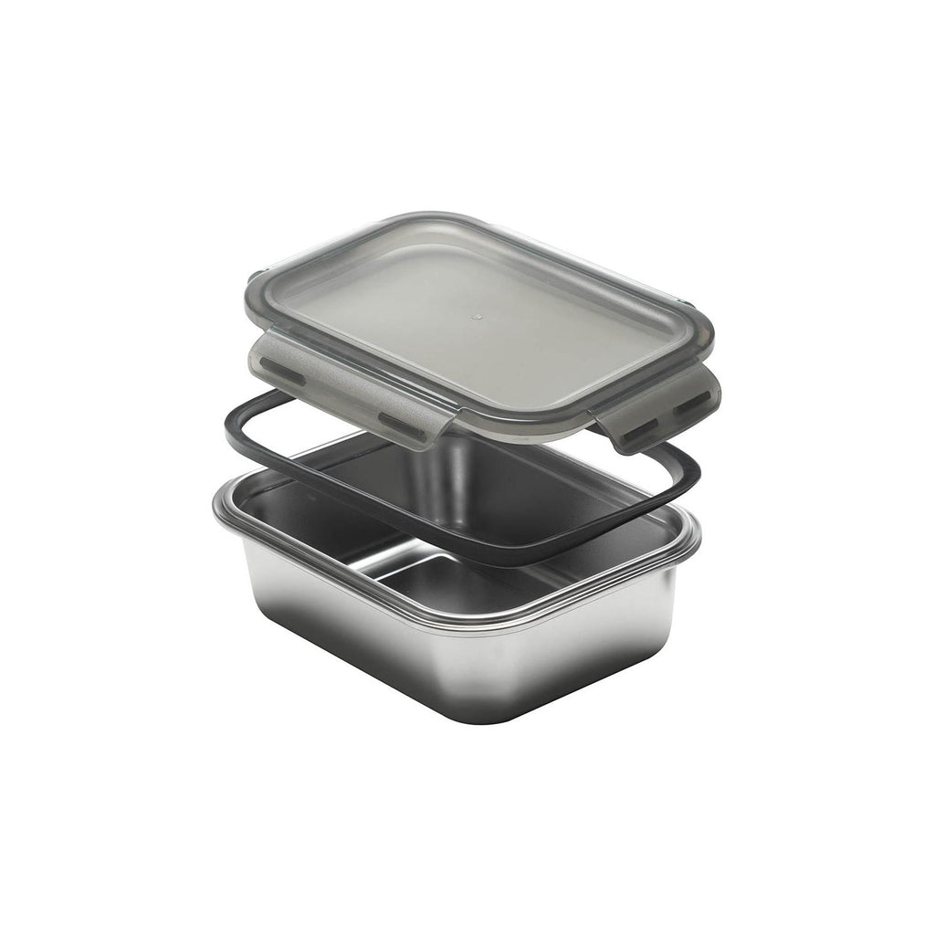 Lot De 3 Boîtes Rectangulaires - Inox - Argent
