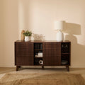 Anna - Buffet 2 Portes Coulissantes - Effet Bois