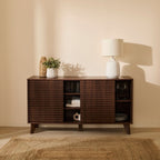 Anna - Buffet 2 Portes Coulissantes - Effet Bois