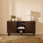 Anna - Buffet 2 Portes Coulissantes - Effet Bois