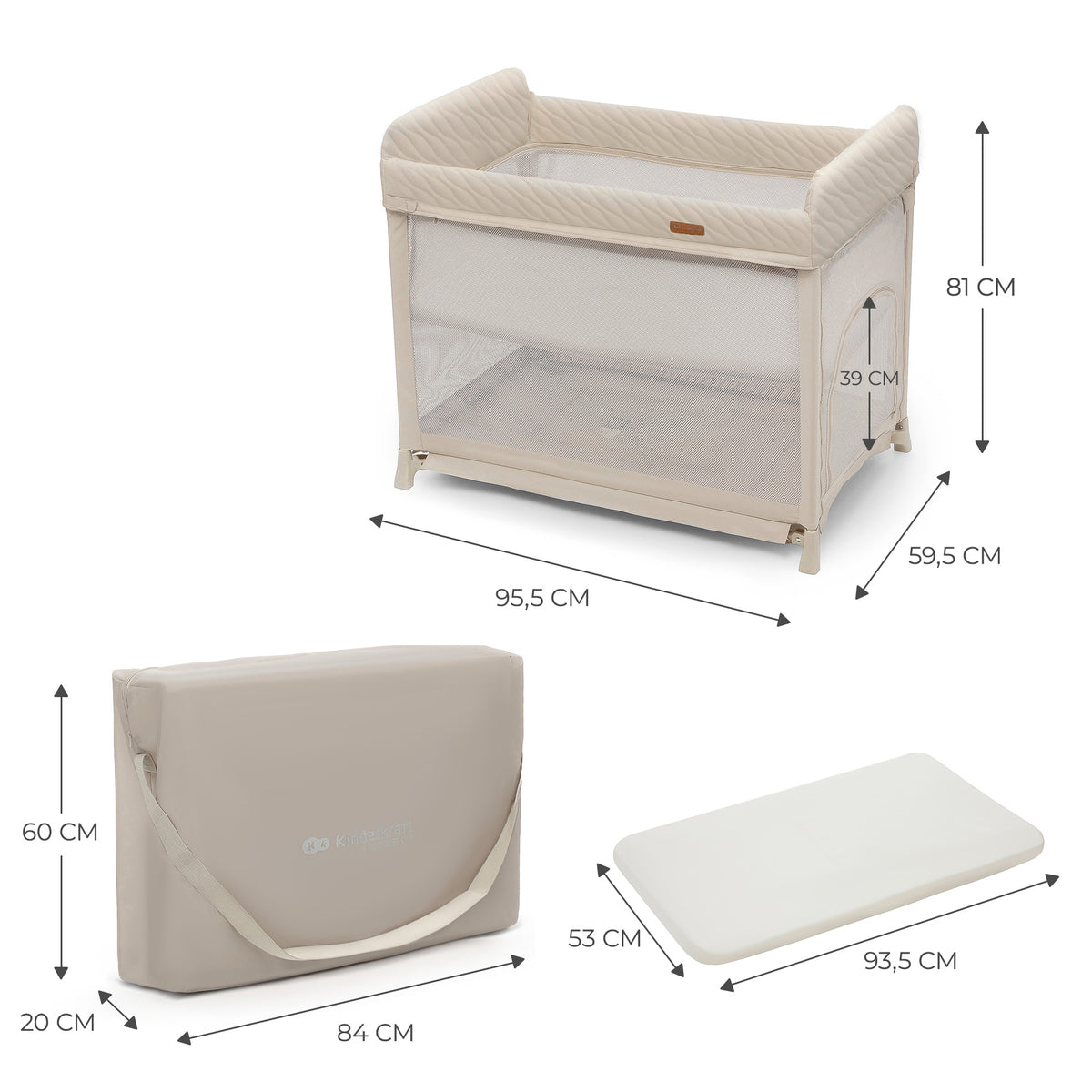 Lit Parapluie Moon Dream Beige