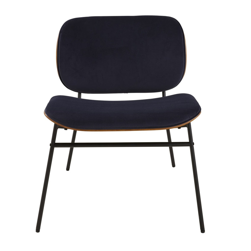 Aurel - Fauteuil - Velours - Bleu