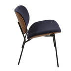 Aurel - Fauteuil - Velours - Bleu