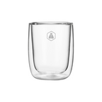 Juego de 4 Tazas de Espresso de Doble Pared - Vidrio - Transparente