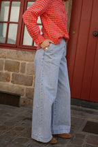 Vaquero Ancho Jules Denim Claro