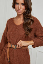 Sweater Dress - Tobacco