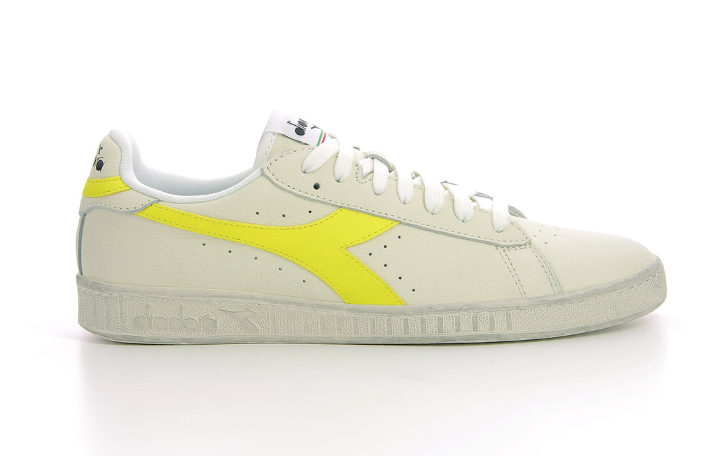 Sneakers Bas - Game L Fluo Wax - White/Lemon Yellow Fluo