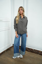 Jeans Met Omslag Alban - Blauw