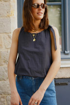 Archibald Black Balloon Top