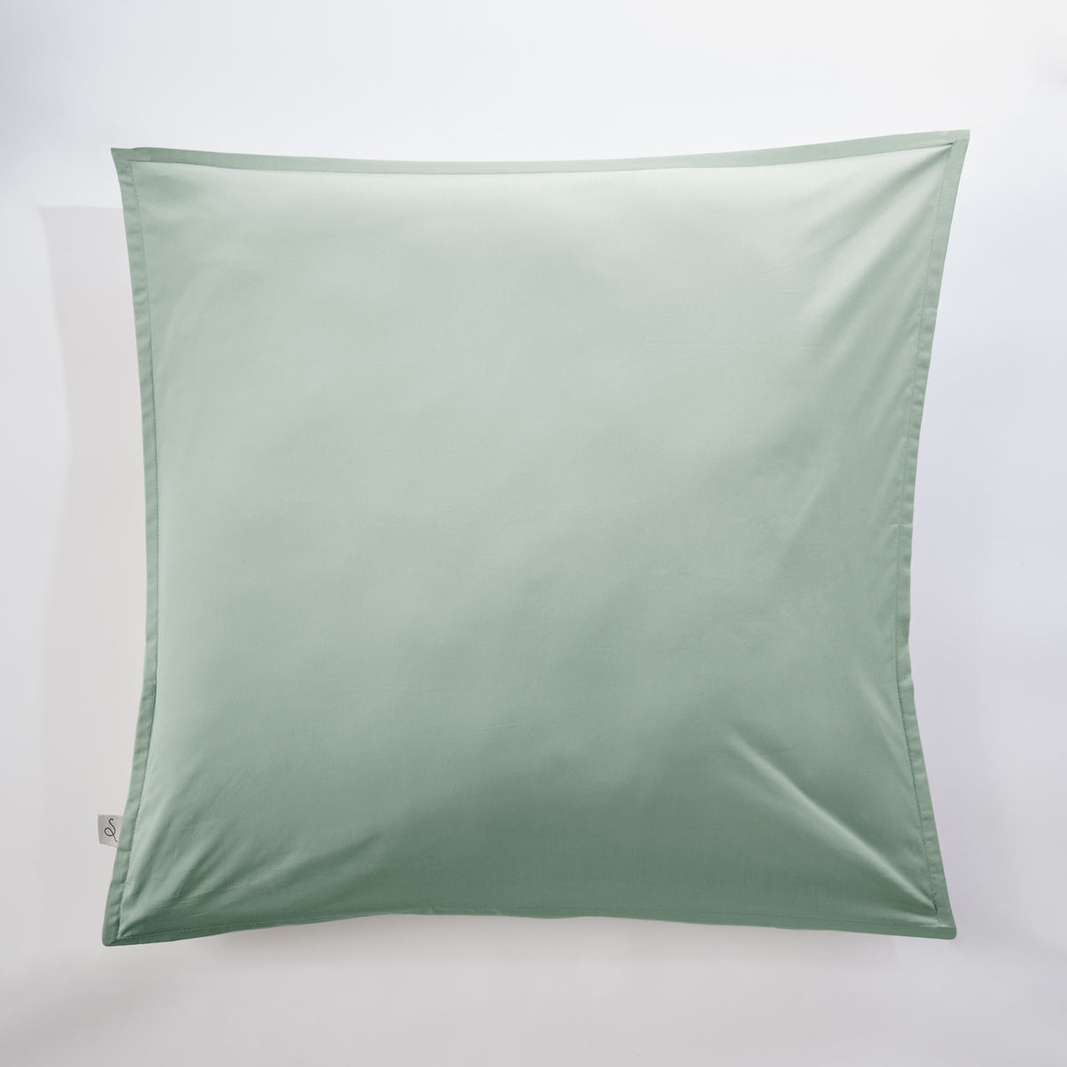 Bally - Taie D'Oreiller Percale Unie - 100% Coton - Céladon