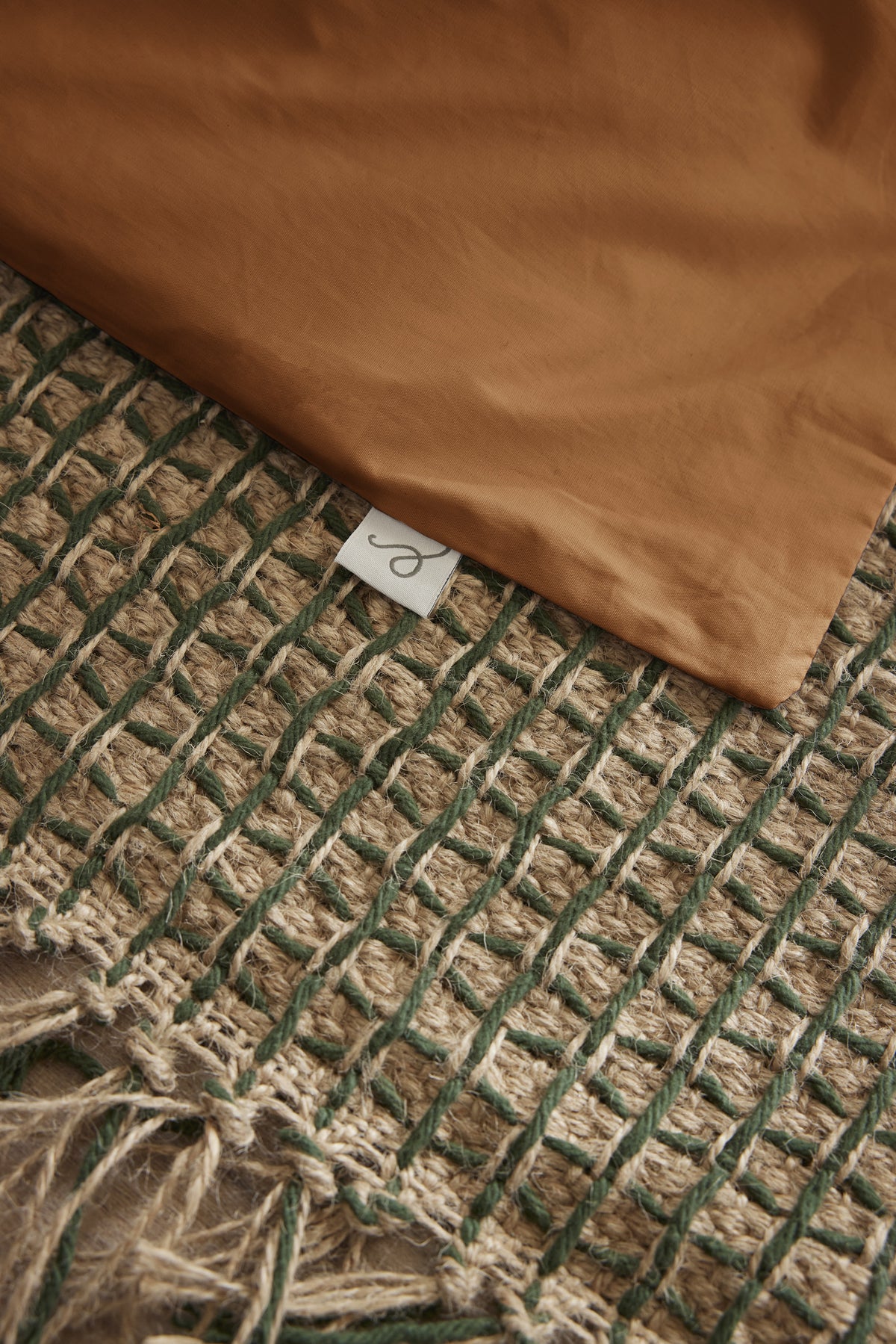 Bally - Taie D'Oreiller Percale Unie - 100% Coton - Havane