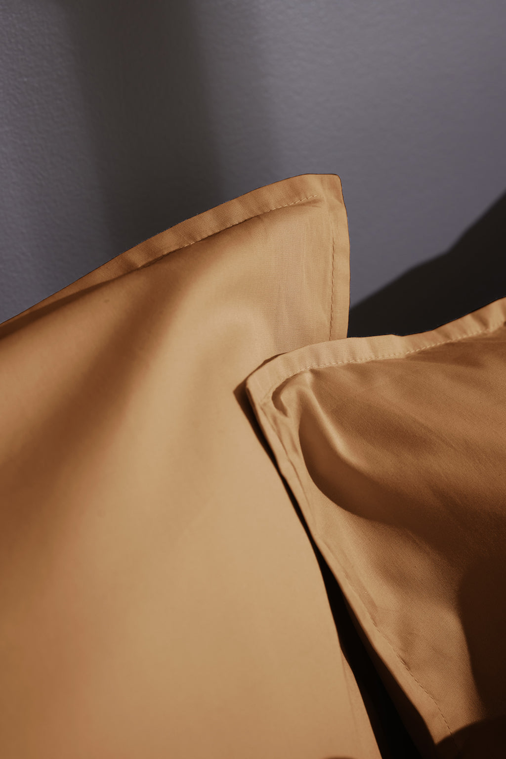 Bally - Taie D'Oreiller Percale Unie - 100% Coton - Havane