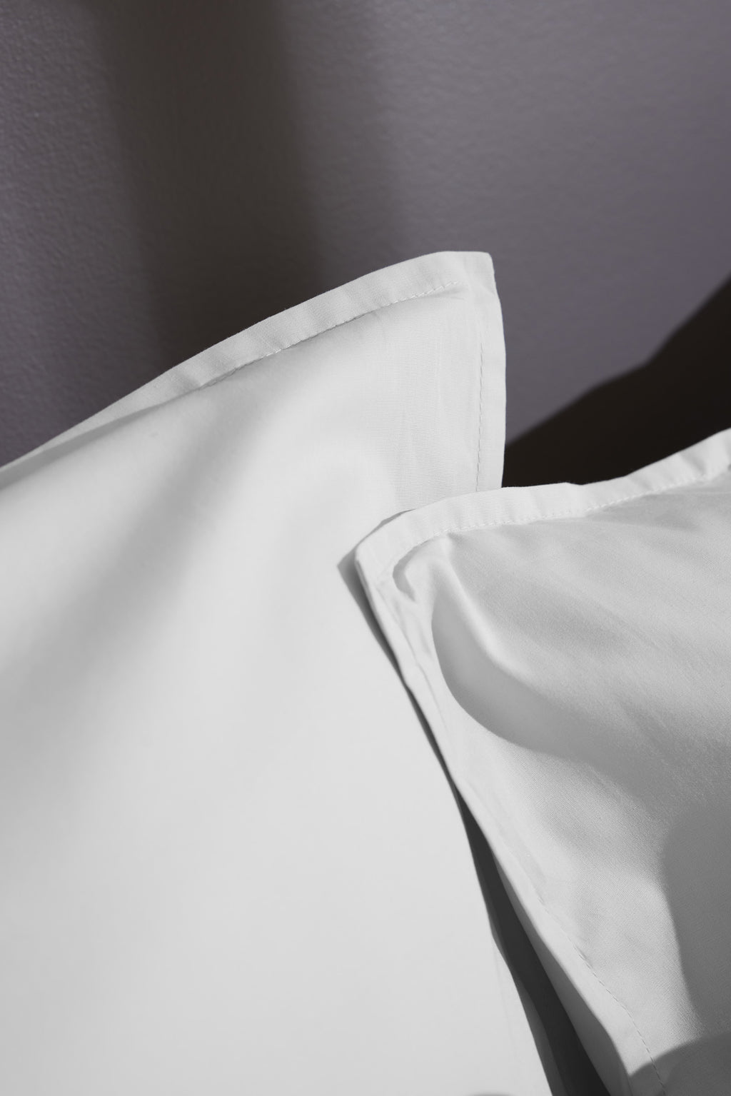 Bally - Taie D'Oreiller Percale Unie - 100% Coton - Neige