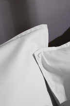 Bally - Taie D'Oreiller Percale Unie - 100% Coton - Neige