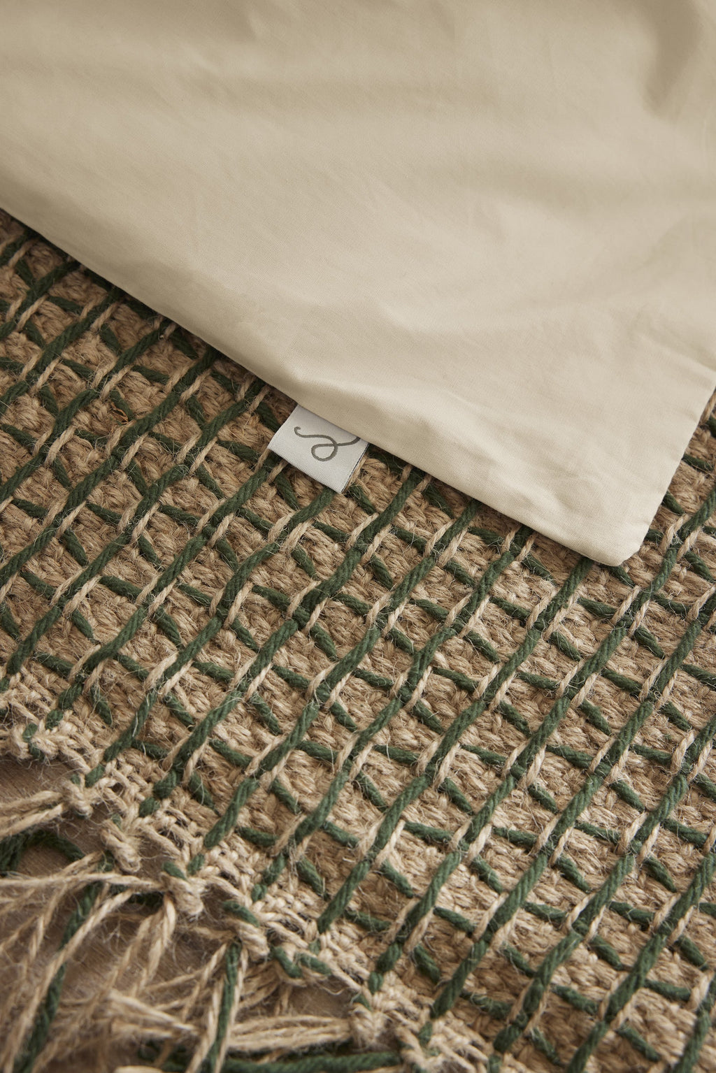 Funda de almohada de percal lisa - 100% algodón - Bally - Arena