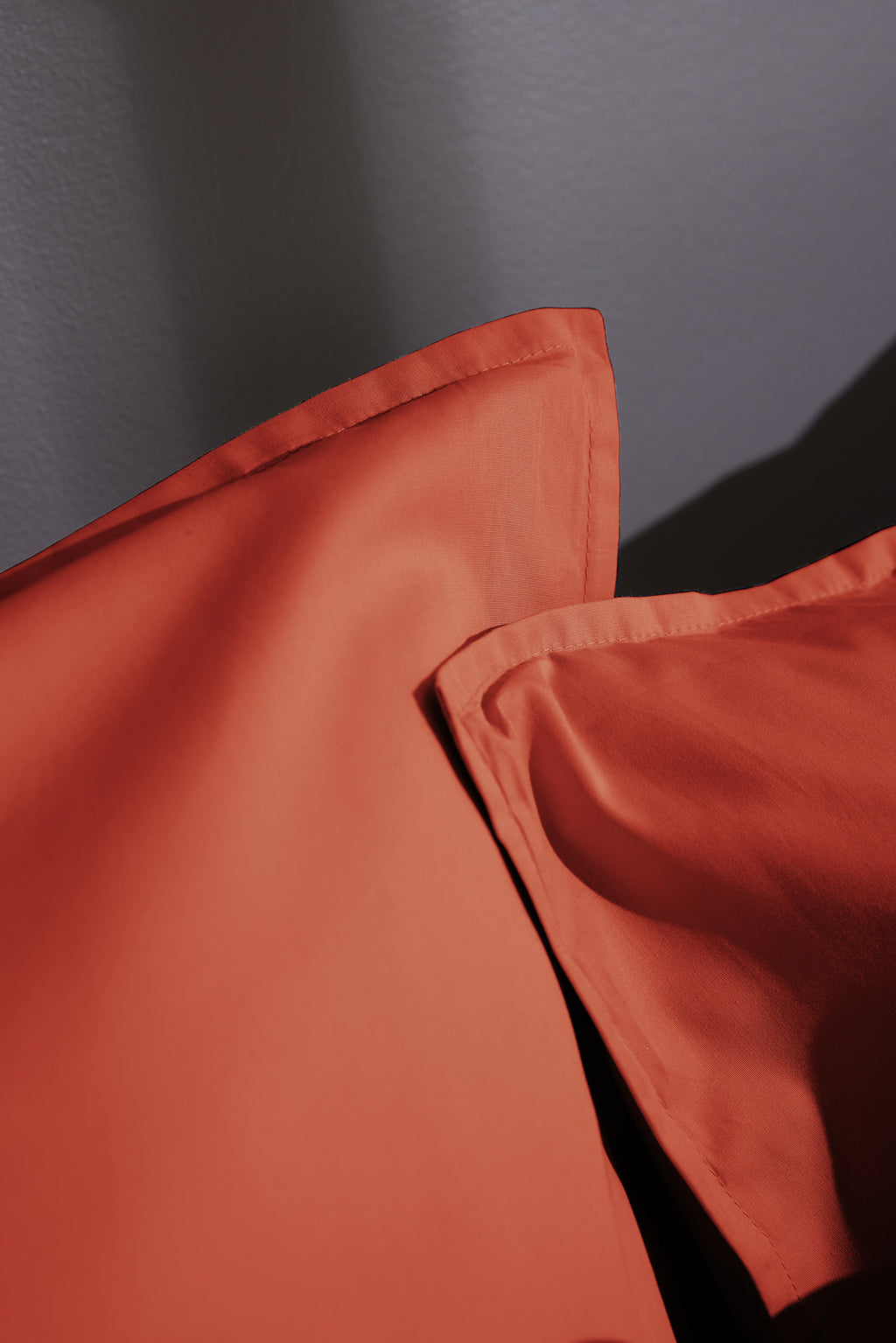 Bally - Taie D'Oreiller Percale Unie - 100% Coton - Terre De Sienne