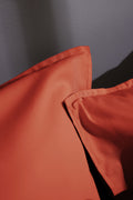 Bally - Taie D'Oreiller Percale Unie - 100% Coton - Terre De Sienne