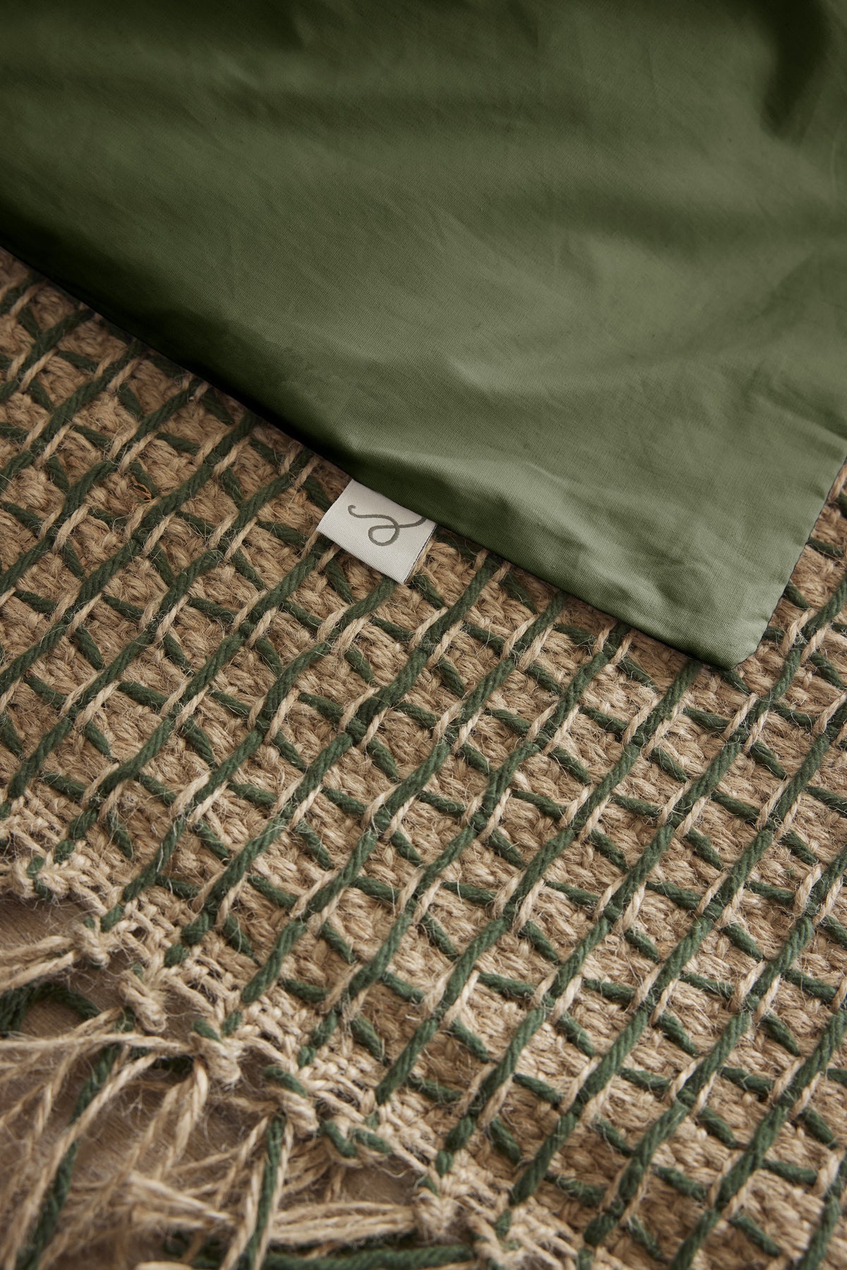 Bally - Taie D'Oreiller Percale Unie - 100% Coton - Thym