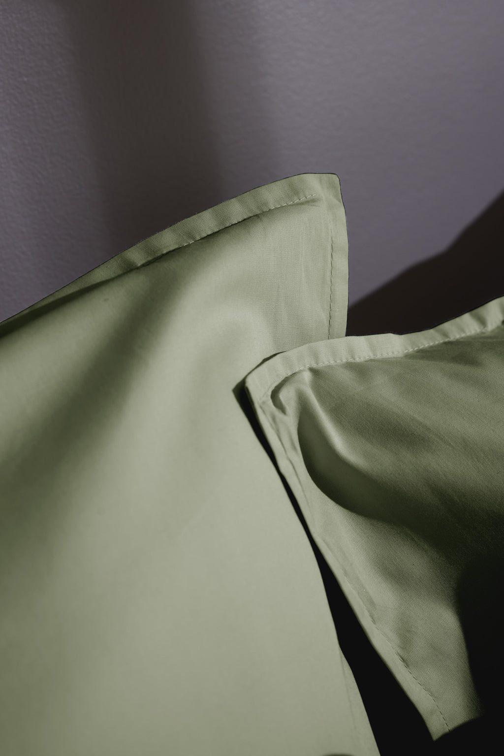 Bally - Taie D'Oreiller Percale Unie - 100% Coton - Thym