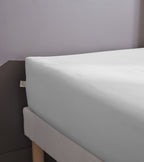 Bally - Drap Housse Percale Unie - 100% Coton - Neige