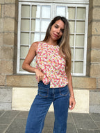 Top a fiori Paola